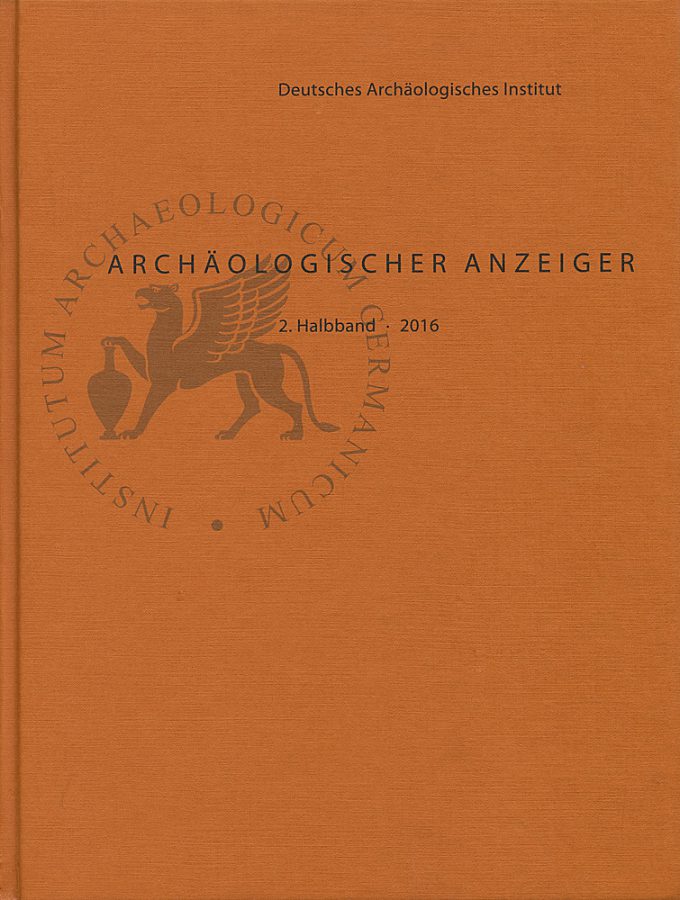 Archäologischer Anzeiger 2016/2